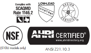 TK-510U Certifications
